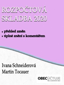 Rozpočtová skladba 2020 pozor doprodej!